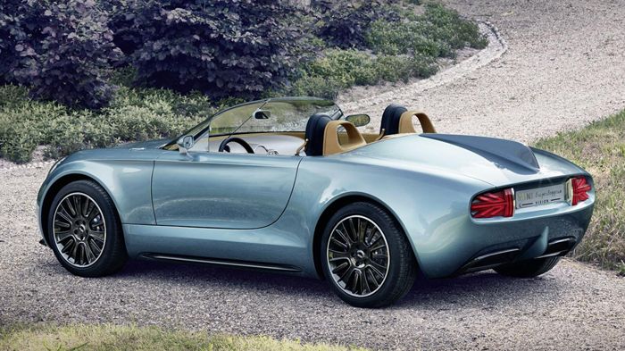 To Superleggera Vision συνδυάζει τη βρετανική αντίληψη για τα roadster με το ιταλικό στιλ.